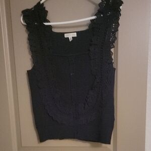 Flint & Moss Women's Navy Tank Top